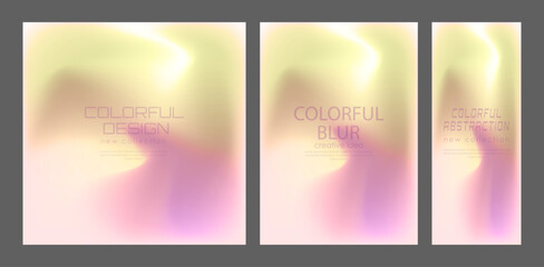 The gradient. Colorful blur, background for the title pages of a book, a catalog magazine. A template for a banner, poster and brochure. An abstract version of modern design