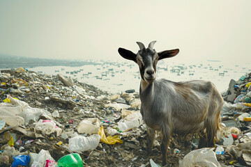 Waste Chronicles: A Goat's Tale of Urban Survival