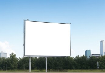 Fototapeta premium blank billboard mockup