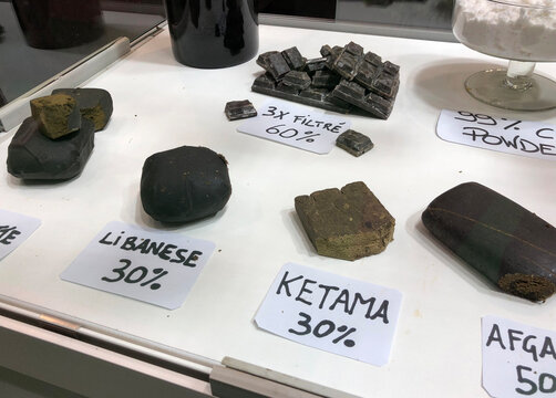 Different varieties of Hashish
