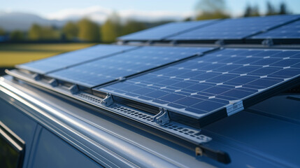 Solar panels, sustainable energy
