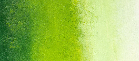 Fresh green gradient with textured details banner, minimalistic illustration, bright banner, acrylic, gradient, horizontal - obrazy, fototapety, plakaty