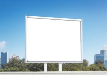 Fototapeta premium blank billboard mockup