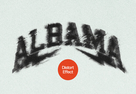Grunge Misprint Paper Text And Logos Effect Mockup With Generative AI