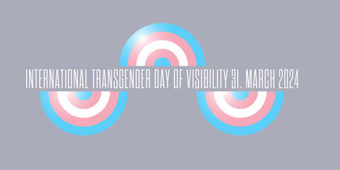 Design for international transgender day - obrazy, fototapety, plakaty