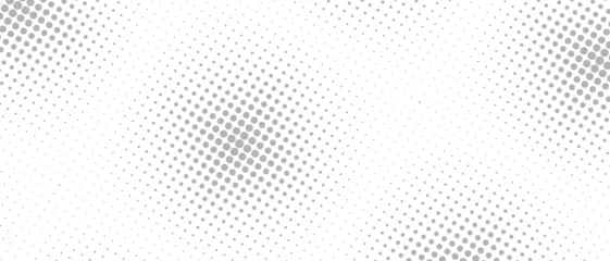 Fotobehang black and white dots background. Minimal background concept. Simple halftone background. © BoBloob