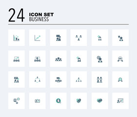 14 ICON SET ABOUT BUSINESS