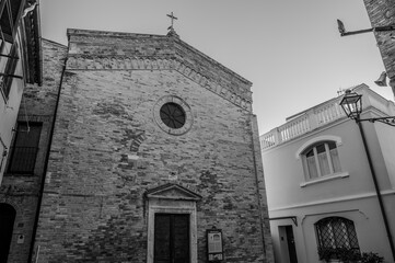 Acquaviva Picena, Marche, Italy. Church of San Rocco