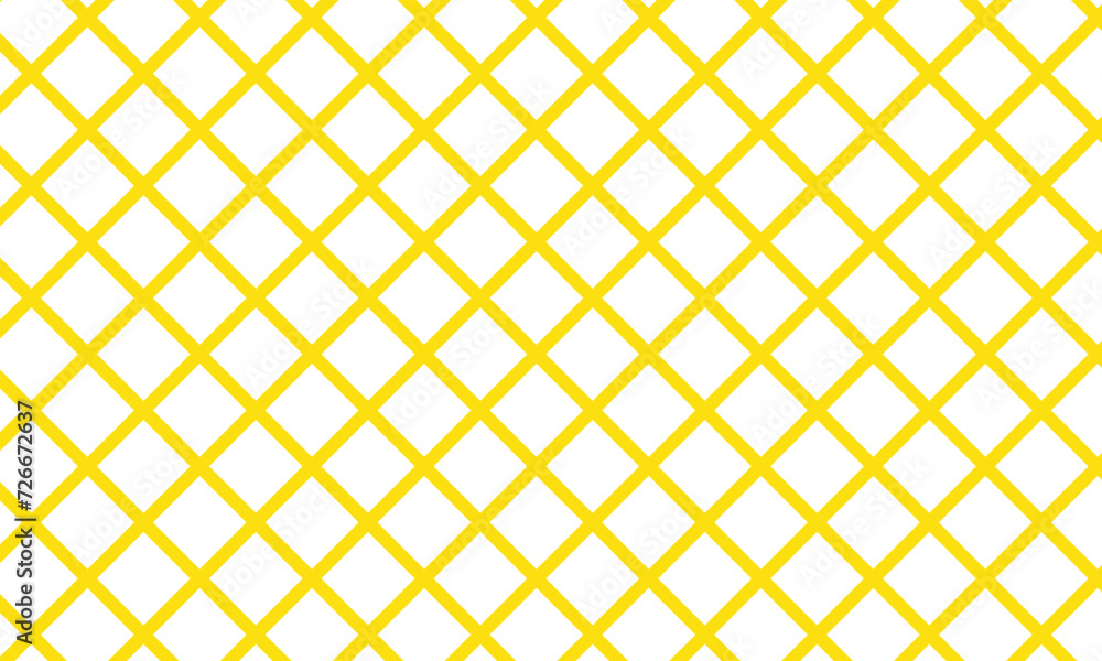 Poster abstract repeatable seamless yellow diagonal cross line pattern.