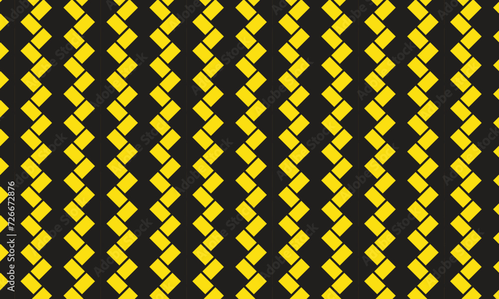 Poster abstract repeatable seamless yellow rectangle vertical wave pattern.