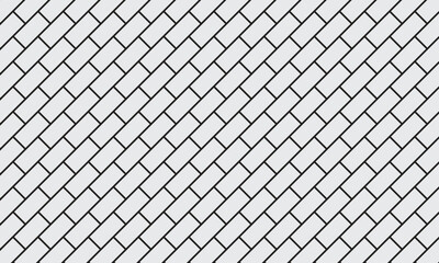 abstract repeatable seamless grey diagonal brick line pattern on grey.