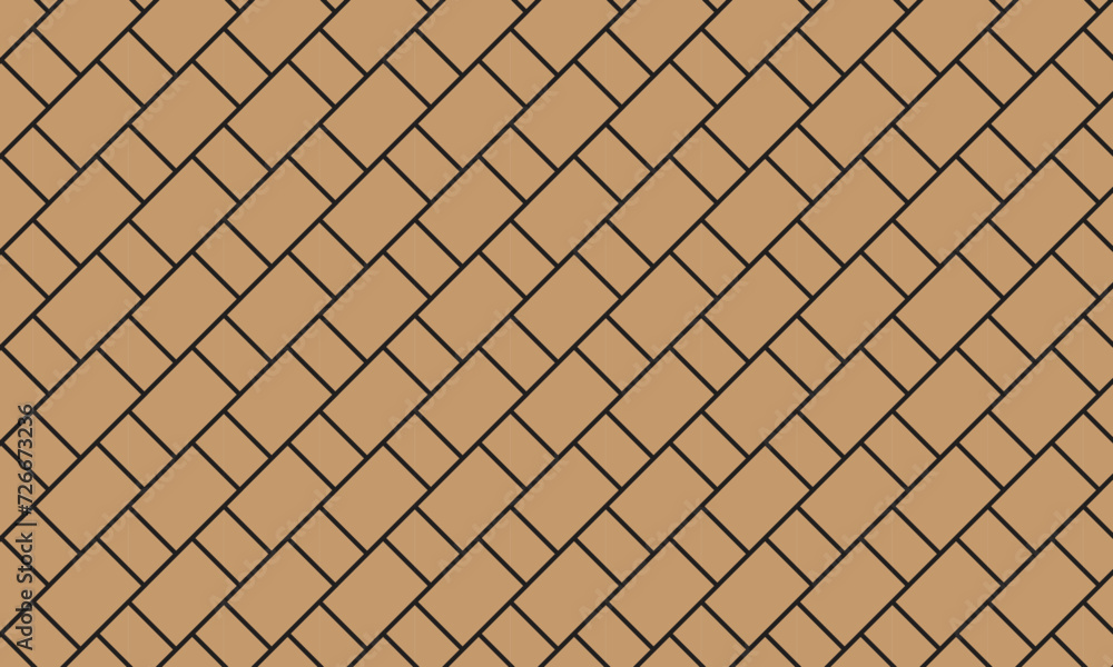 Poster abstract repeatable seamless brown diagonal line pattern.