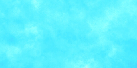 Grunge effect light sky-blue shades watercolor background. bright and shiny natural cloudy sky. watercolor illustration art marble painting abstract blue color texture background.