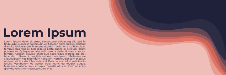 abstract swirl wave pattern background vector illustration good for web banner, ads banner, booklet, wallpaper, background template, and advertising	