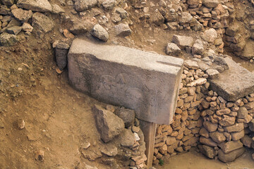 Gobeklitepe in Sanliurfa - Turkey. The Oldest Temple of the World. Gobekli Tepe is a UNESCO World...