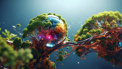 tree in the wind, tree in the sun, tree of life , 