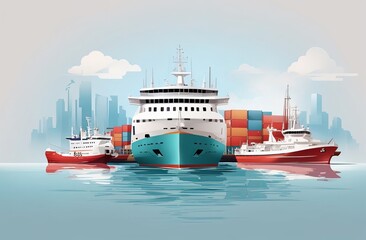 Realistic graphic logo illustration realistic