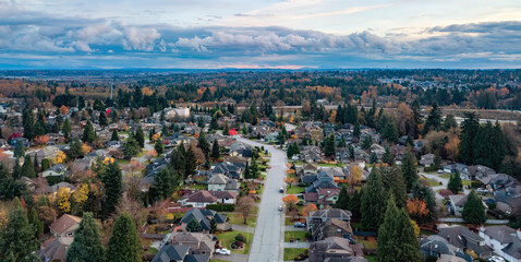 Residential Homes in quite suburban city neighborhood.