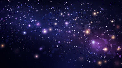 Fototapeta premium Countless stars twinkle in the night sky