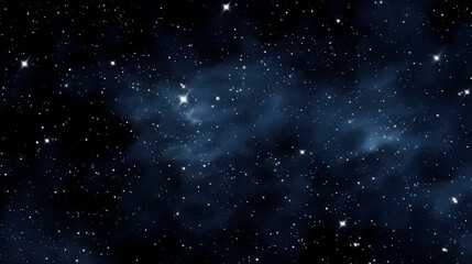 Naklejka premium Countless stars twinkle in the night sky