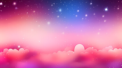 Fototapeta premium Countless stars twinkle in the night sky