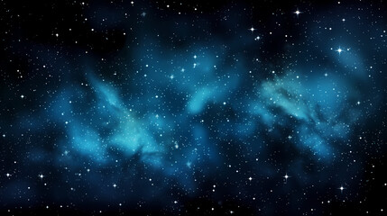 Naklejka premium Countless stars twinkle in the night sky