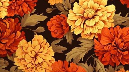 Vintage flower pattern