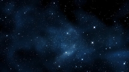 Fototapeta premium Mysterious star themed gradient background with countless twinkling stars