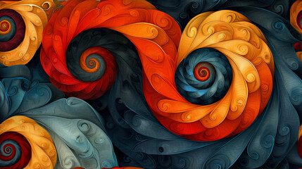 seamless abstract wallpaper background pattern - obrazy, fototapety, plakaty