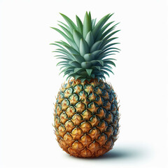 Obraz premium pineapple isolated on white