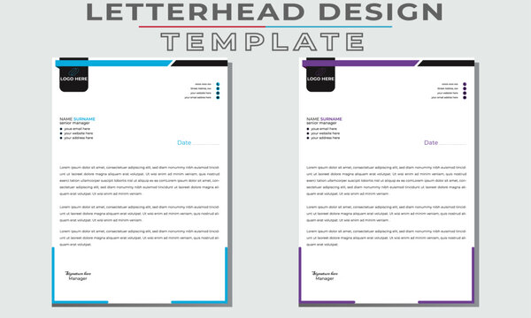 Letterhead design for company office branding corporate graphic medicals website banner stamp letter letterhead logotype  as well as notebook booklet elegant printing page header .