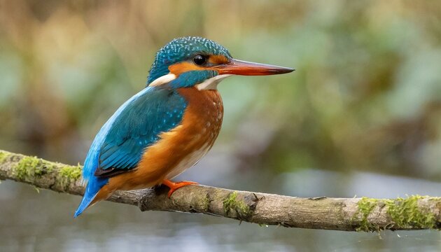 Kingfisher in the landscape