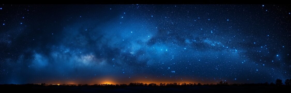 beautiful sky full of stras background