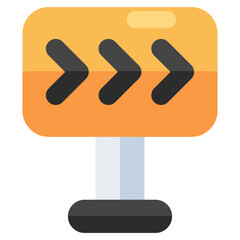 Modern design icon of fast forward arrows 