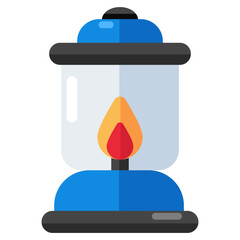 An icon design of vintage lamp