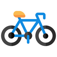 Premium design icon of bicycle