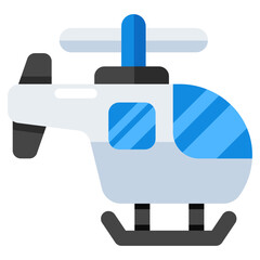 Creative design icon of helicopter