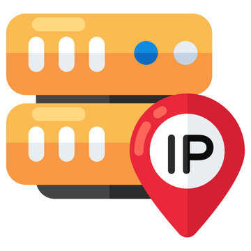 Premium download icon of server location