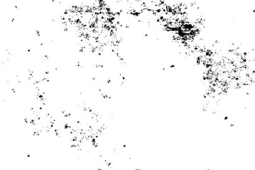 Rustic grunge vector texture with grain and stains. Abstract noise background. Weathered surface. Dirty and damaged. Detailed rough backdrop. Vector graphic illustration with transparent white. EPS10.