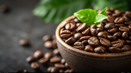 Aromatic coffee, Arabica beans