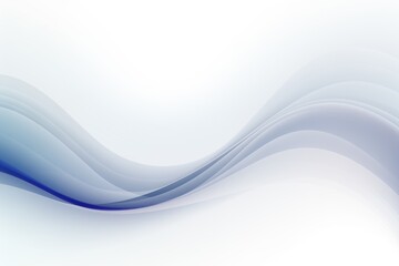 White and Blue Background With Wavy Lines