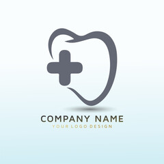 Dental vector logo design idea