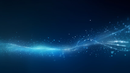 Abstract background of future network technology and network connections