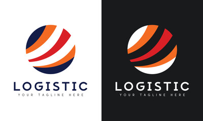 Logistic Logo Design Logistic Arrow Logotype
