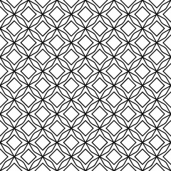 Fototapeta premium Black seamless abstract pattern. Overlay for background and backdrop. Ornamental design. PNG graphic illustration with transparent background.