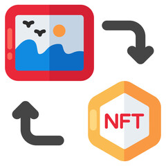Vector design of nft landscape