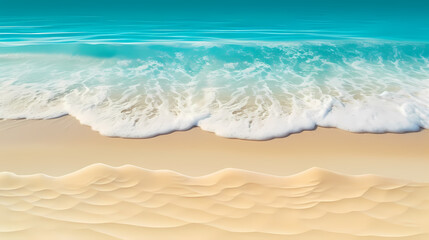 Abstract beautiful beach background with crystal clear water