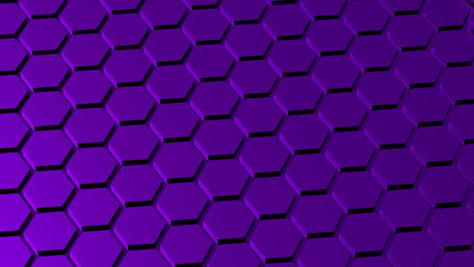 Abstract purple honeycomb