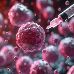Macro Concept of targeted treatment of cancer cells