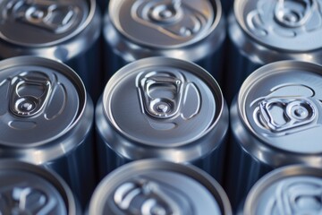 Sustainable Symbol: Aligning Aluminum Cans To Promote Ecofriendliness